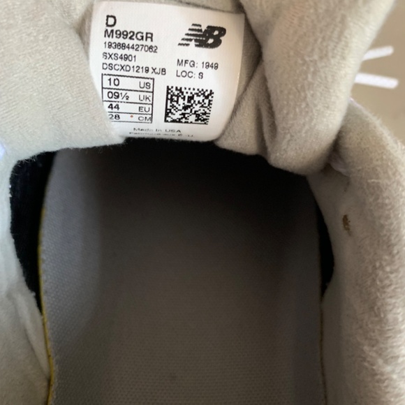 New Balance Made In U.S.A M992GR - SZ: US 10 - Picture 11 of 11